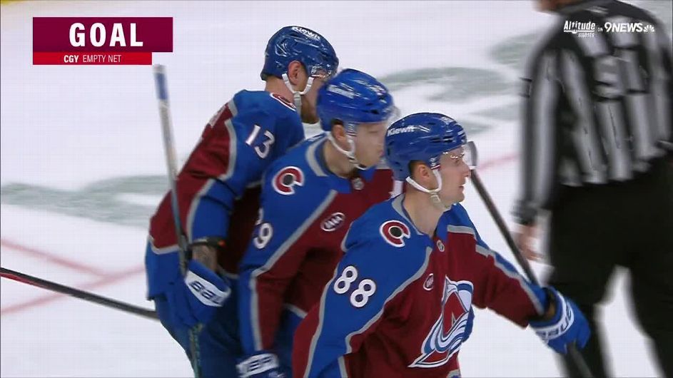 Avs clinch NHL's top seed with 3-1 win vs. Flames