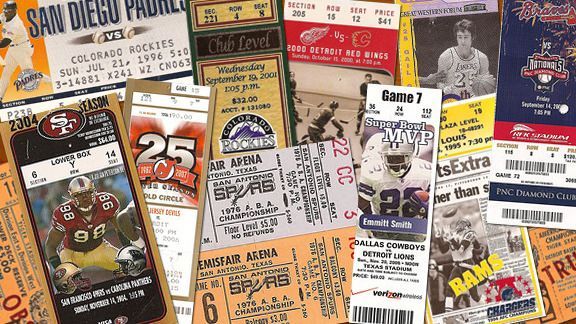 We asked, you responded. Ticket stub tales from Tampa Bay readers