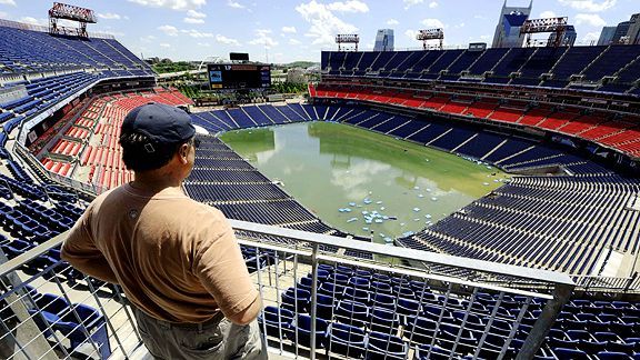 Titans' LP Field submerged by flood - AFC South- ESPN