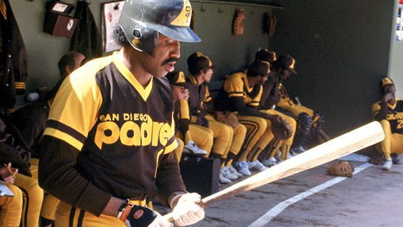 Uni Watch - Quick #FBF here: here's the 1969 Padres coaching staff, yes  that's Sparky Anderson doing a one and done for them, at left. We've come a  long way since 1969