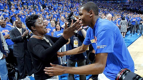 kevin durant parents