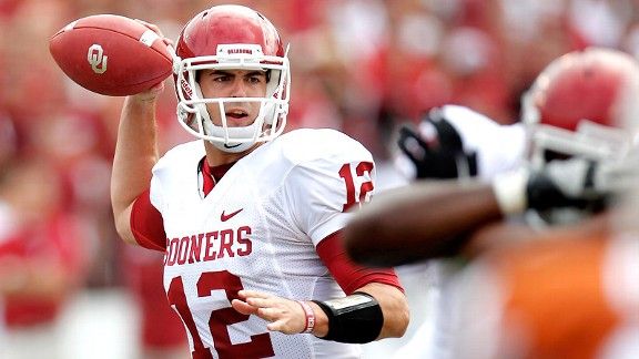 Landry Jones of Oklahoma Sooners on brink of breaking wins, passing ...