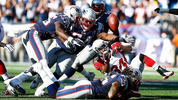 Patriots better off running late vs Cardinals - ESPN - Stats