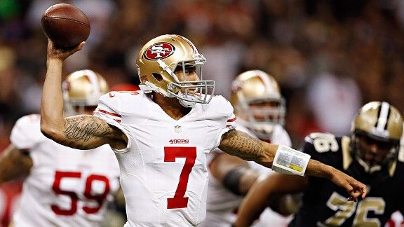 Colin Kaepernick Career Stats - NFL - ESPN