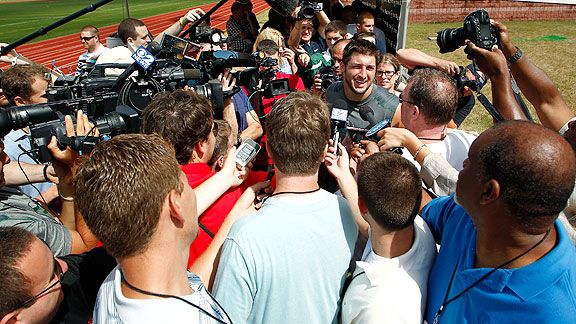 Tim Tebow Takes Another Step With the Mets (and Avoids Sprinklers This  Time) - The New York Times