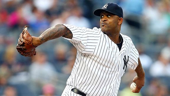 New York Yankees -- the old CC Sabathia may be on his way back