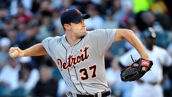 Detroit Tigers Max Scherzer pitches - ESPN