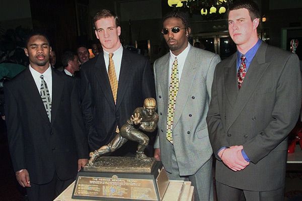 Why did Jim Irsay pick Peyton Manning over Ryan Leaf in 1998 NFL