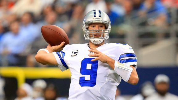 Tony Romo, Dallas Cowboys QB, NFL and PFF stats