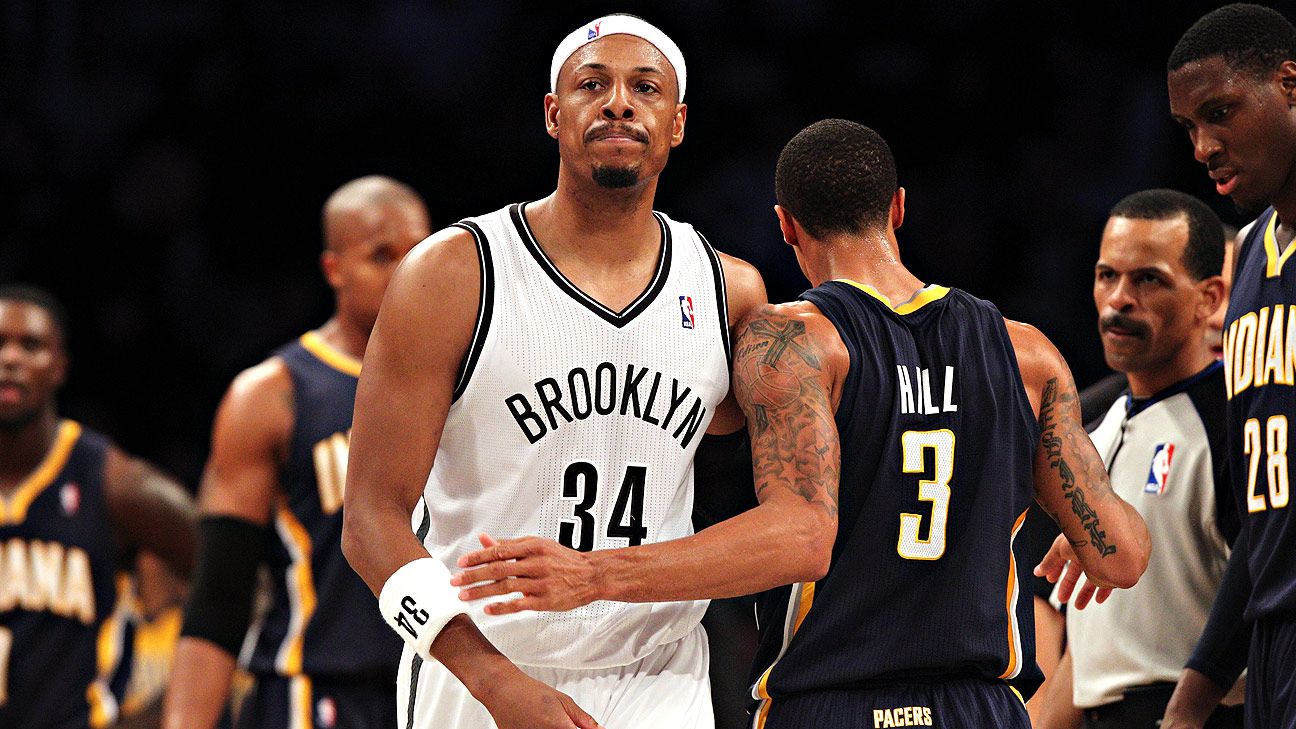 Paul Pierce of Brooklyn Nets fined 15K for flagrant on Hill of