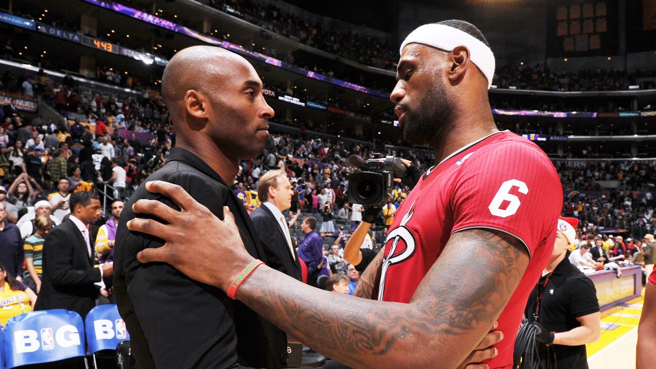 LeBron James on Kobe Bryant: 'A day doesn't go by when I don't