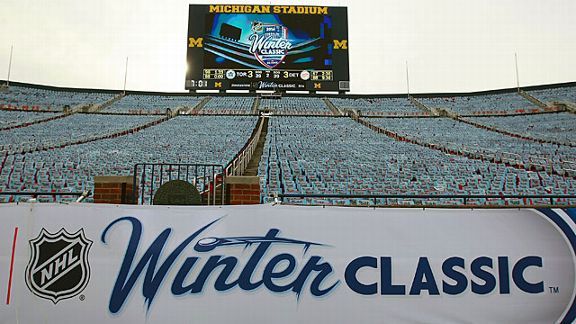 Detroit Red Wings-Toronto Maple Leafs to meet in 2014 NHL Winter Classic at  Michigan Stadium 