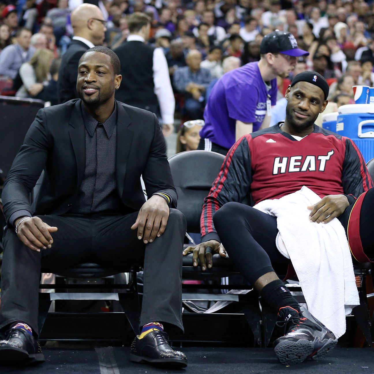 LeBron James says tough for Miami Heat to fill void when Dwyane Wade is out