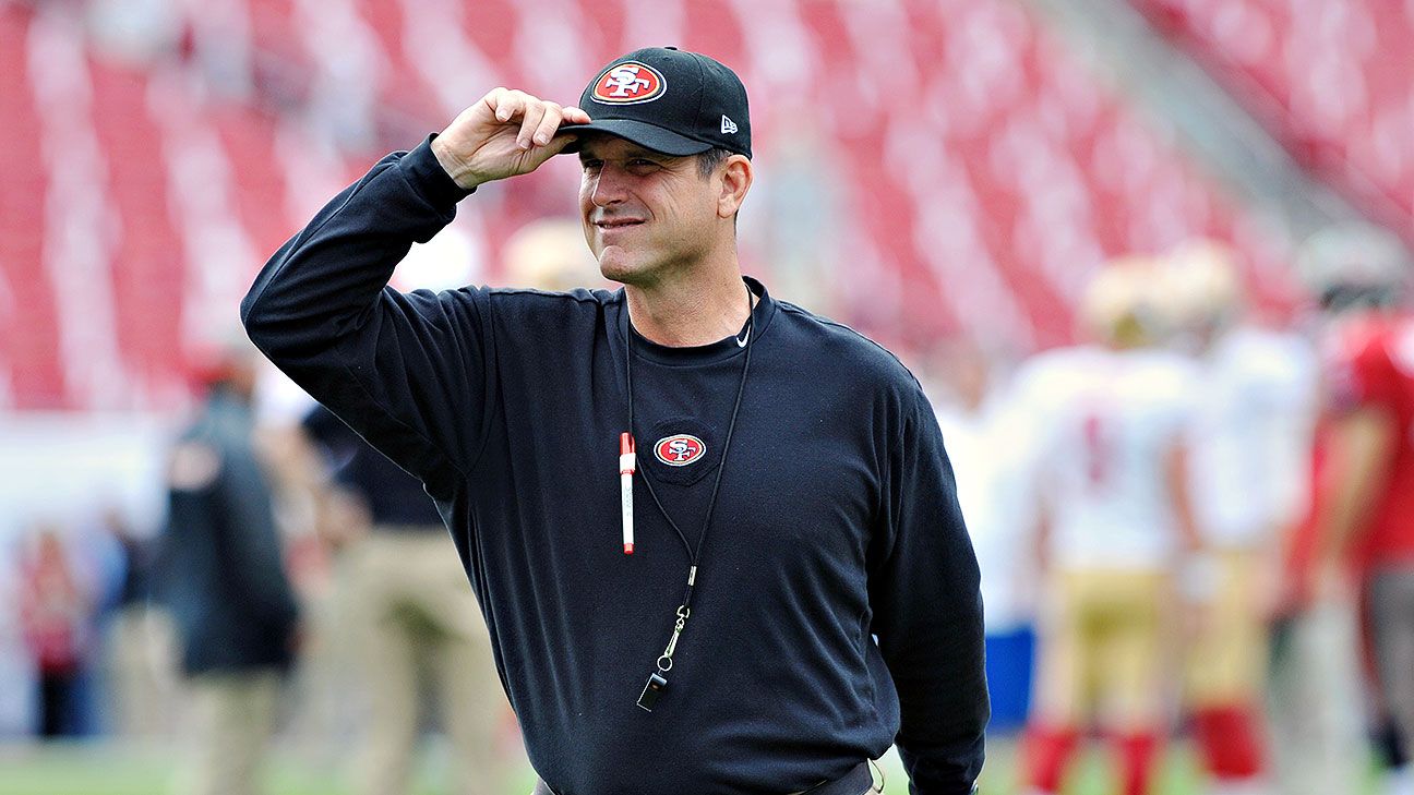 Jim Harbaugh's gamble to turn the keys of the San Francisco 49ers