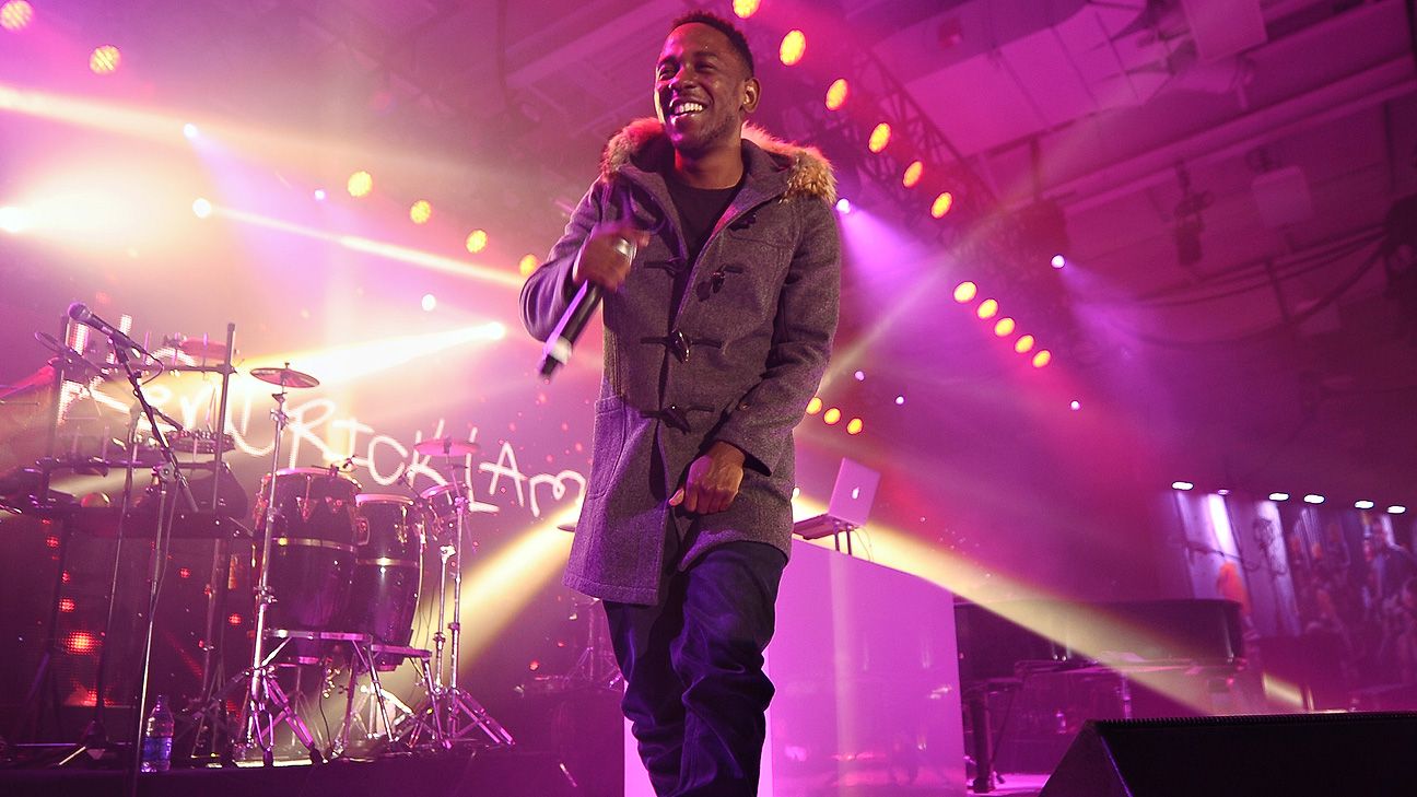 Kendrick Lamar headlining the College Football Playoff National