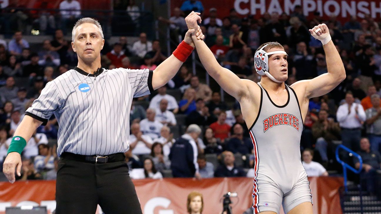 Ohio State wrestler Logan Stieber shoots for fourth title with help ...