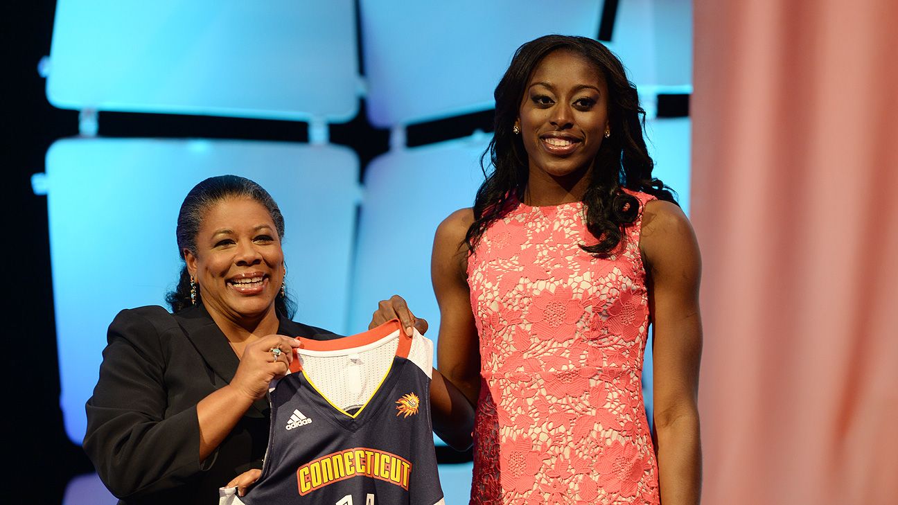 2014 WNBA draft -- Connecticut Sun take Chiney Ogwumike with first pick.