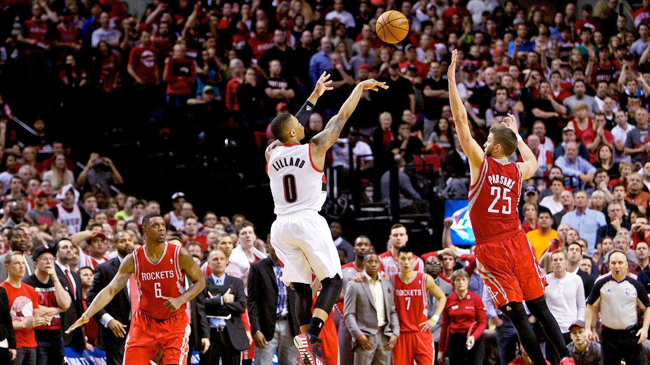 NBA Best Playoff Vines: Damian Lillard beats buzzer to end series against  Houston Rockets - ESPN