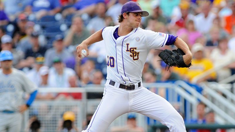 LSU Baseball on X: Aaron Nola, the 2014 SEC Pitcher of the Year, takes the  mound for the Tigers today!  / X