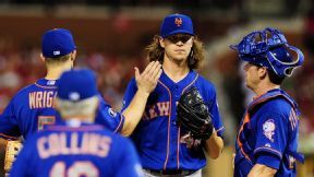 Jacob deGrom gets 1,000th career strikeout