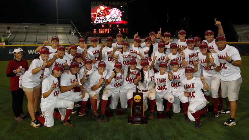 2012 ALABAMA SOFTBALL NATIONAL CHAMPIONSHIP visual data 8