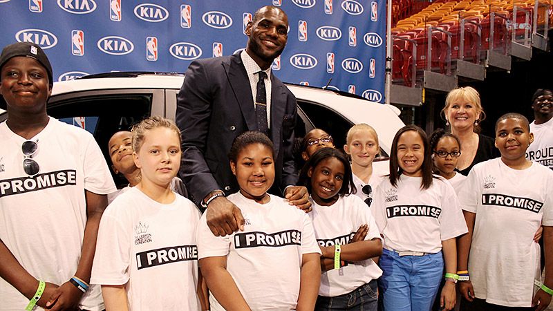 LeBron James surprises I PROMISE School students in Akron with $1 million  for new gym