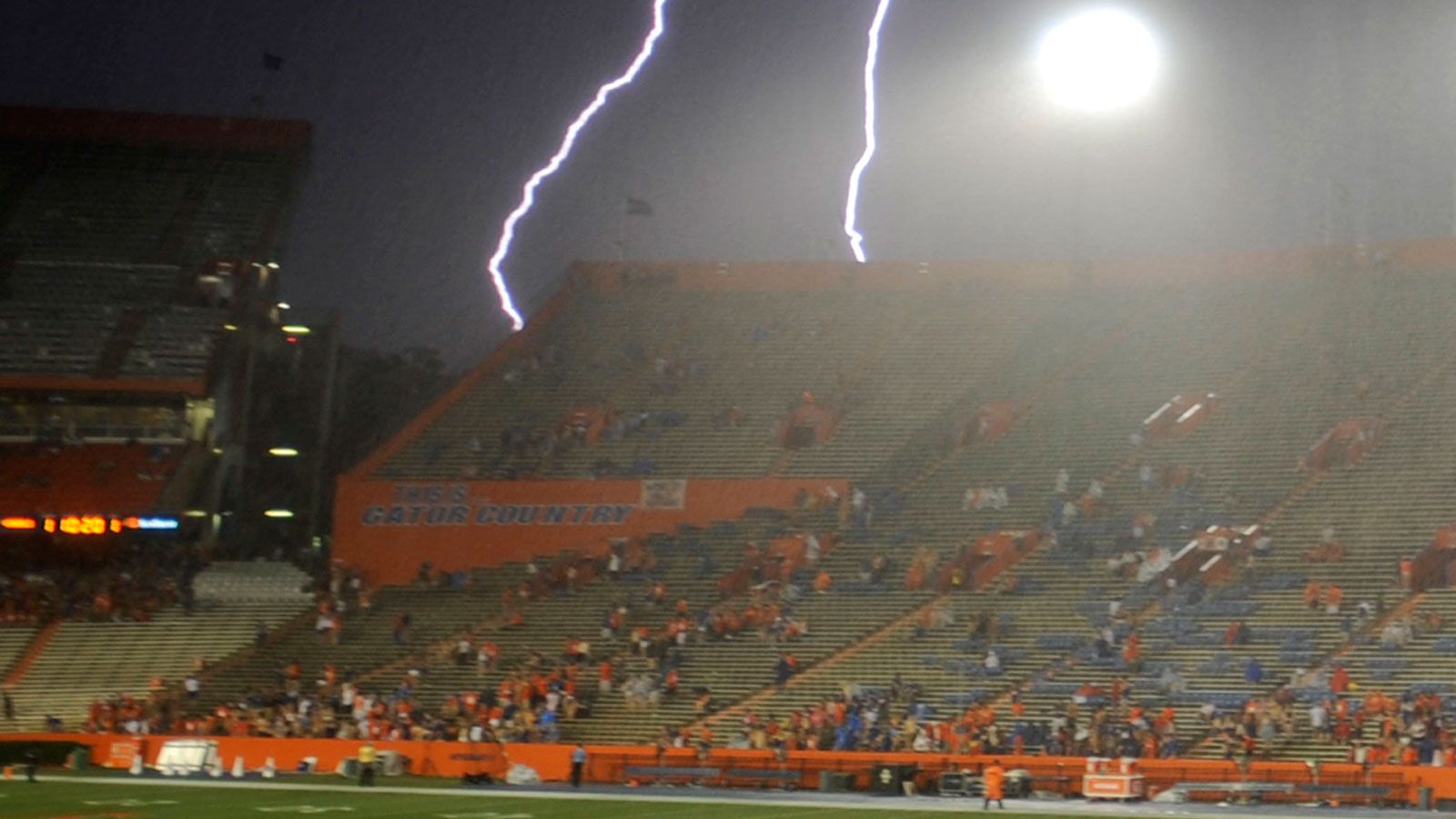Florida vs. Idaho game suspended due to weather