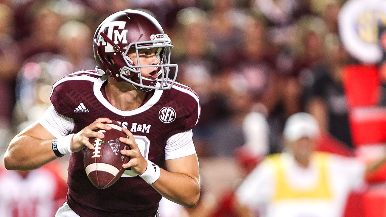 Kyle Allen replaces Kenny Hill as starting quarterback for Texas A&M Aggies  - ESPN