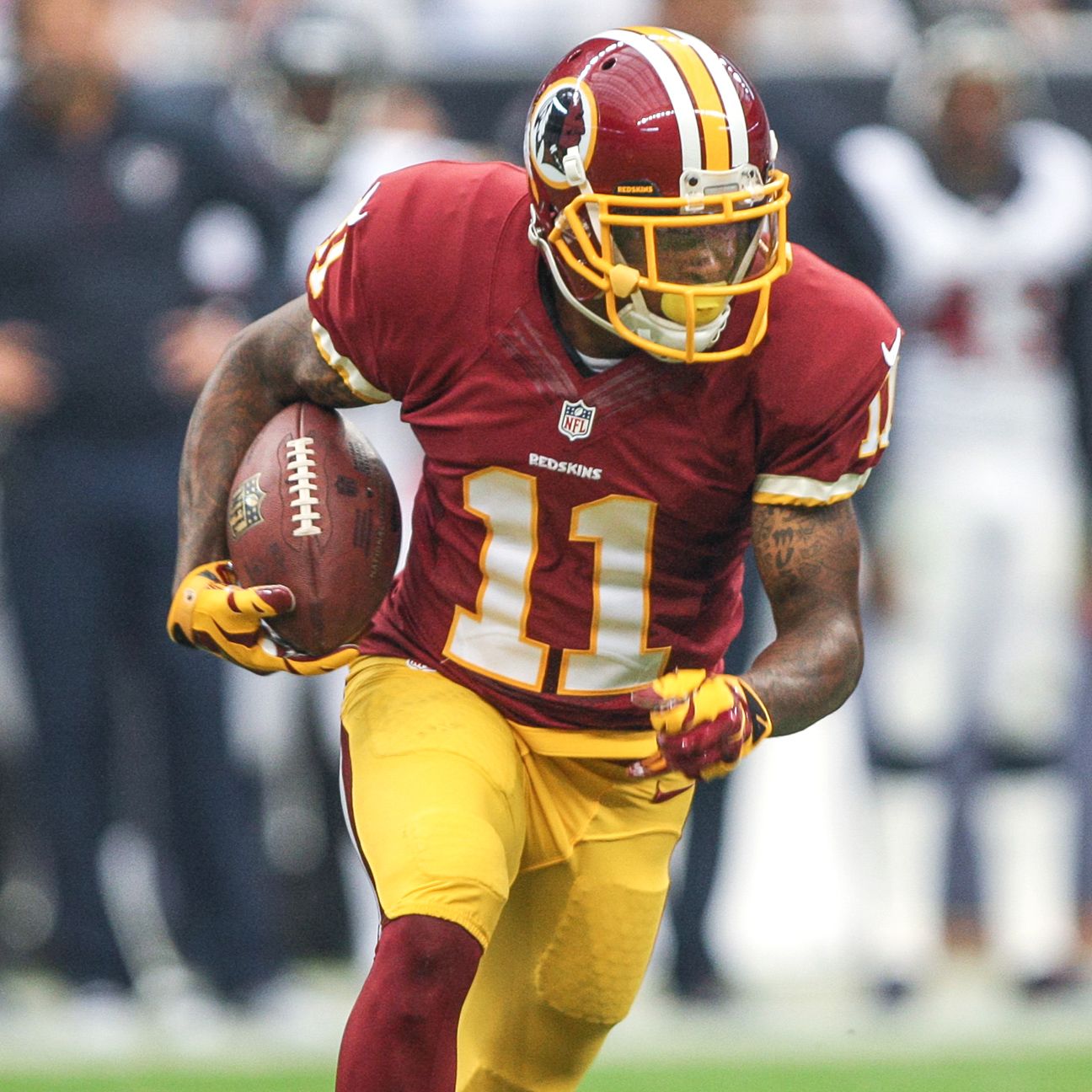 DeSean Jackson of Washington Redskins active against former team