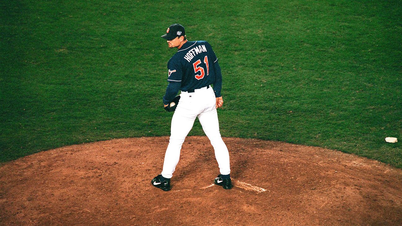 Trevor Hoffman went from a shortstop to a pitcher to the Baseball