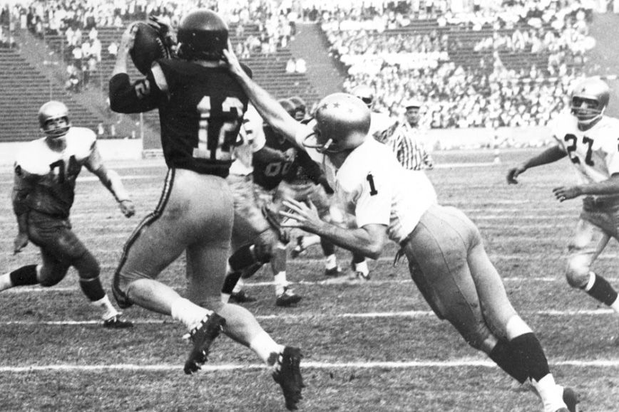 Remembering Rod Sherman's touchdown against Notre Dame 50 years ...