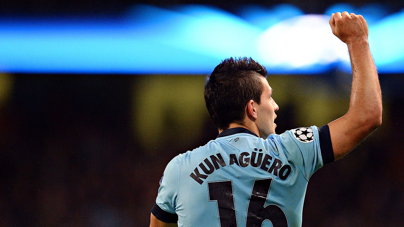 Sergio Aguero Swaps No 16 Shirt For No 10 For Man City