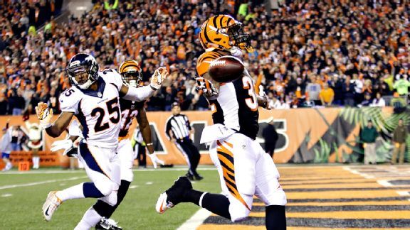 Jeremy Hill Pummels Denver's Defense!, Broncos vs. Bengals