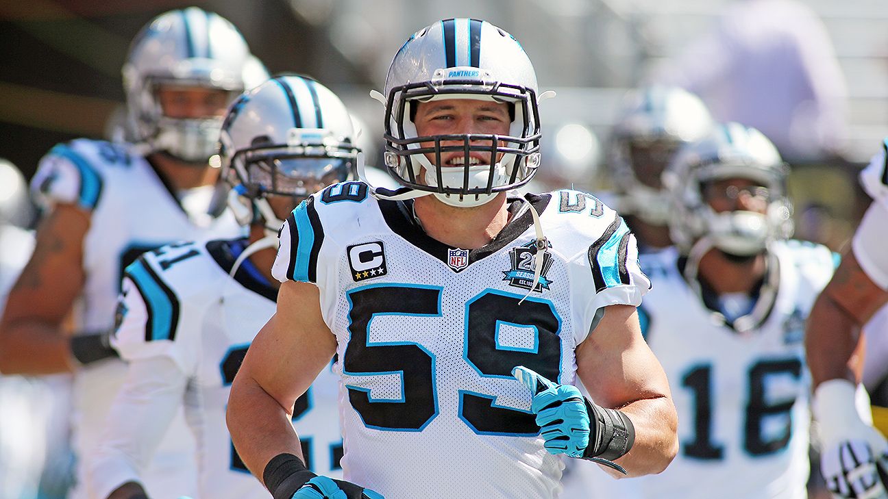 Panthers LB Luke Kuechly wins Defensive Rookie of the Year