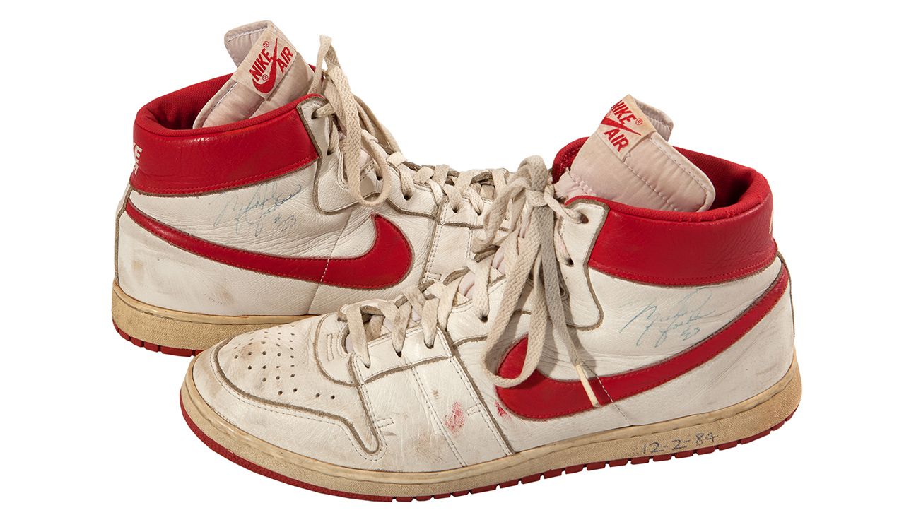 methodology Evaporate invention Michael Jordan shoes from 1984 sold for second-highest price for his  game-worn shoes