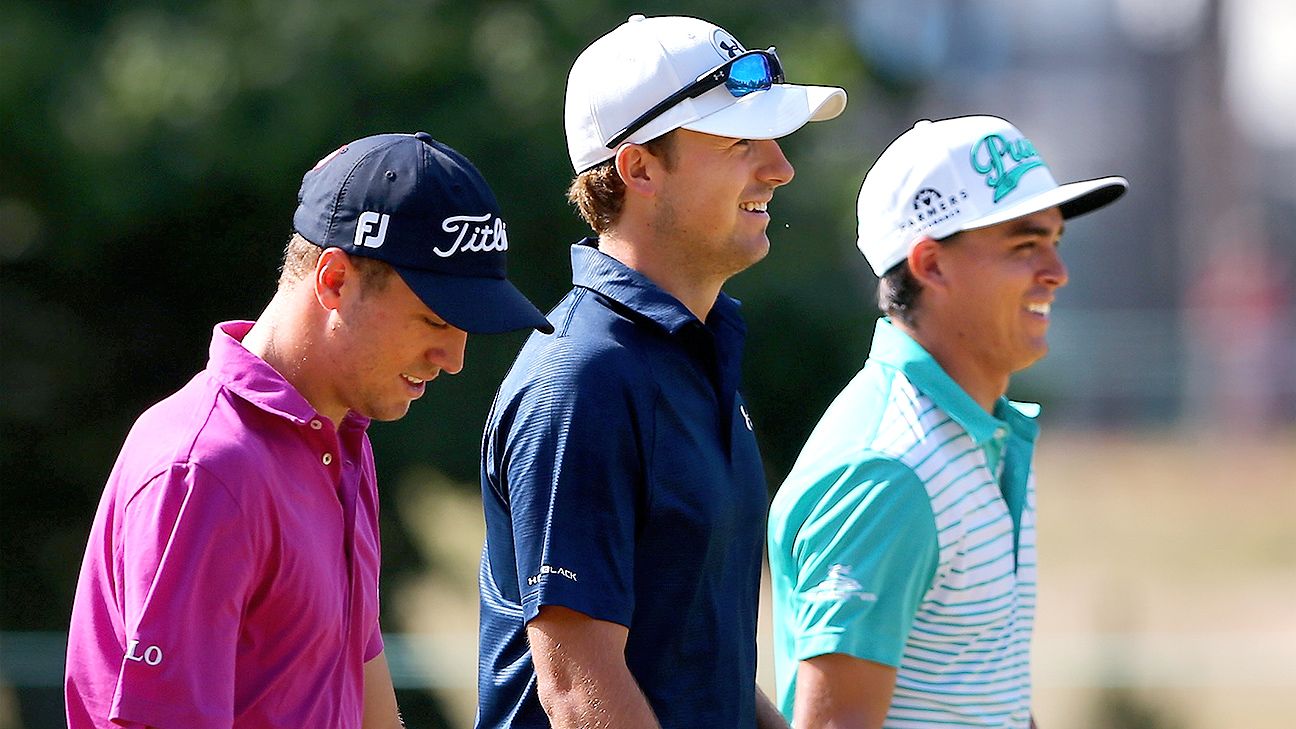 Jordan Spieth, Rickie Fowler, Justin Thomas spend day at Wimbledon