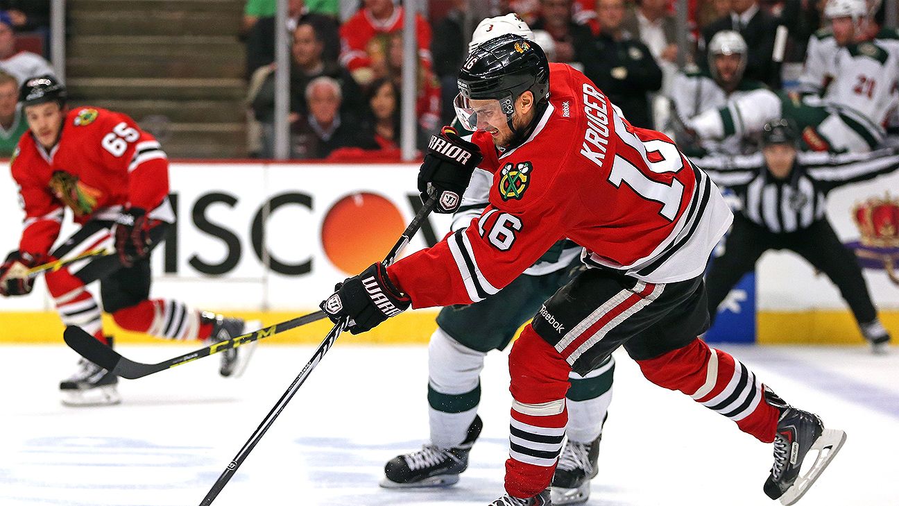 Marcus Kruger traded for 2nd time in 3 days, to Carolina Hurricanes - ESPN