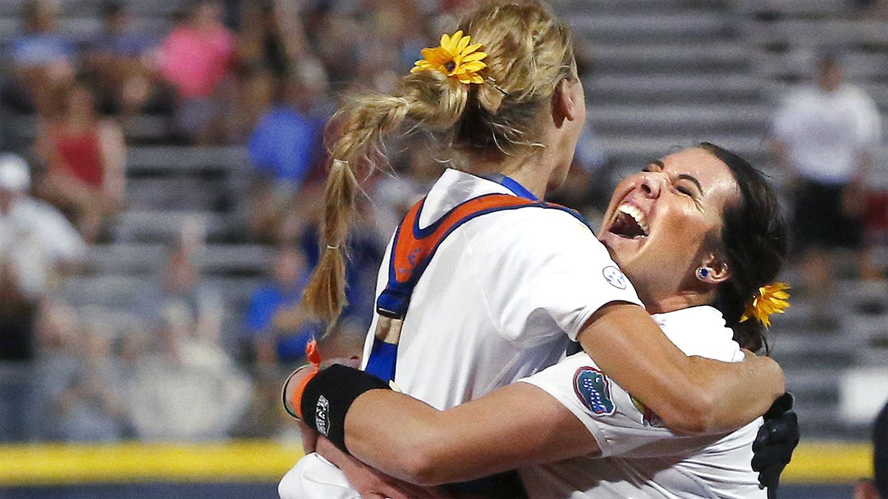 Gators become third repeat Women's College World Series champs - ESPN