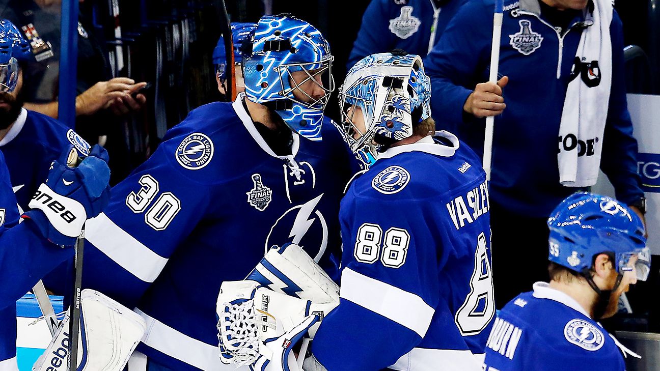 Tampa Bay Lightning won't reveal starting goaltender for Game 3 vs. Chicago Blackhawks ESPN