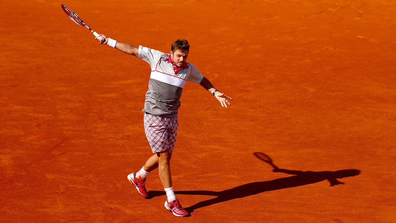 French Open Stan Wawrinka rides incredible onehanded backhand to