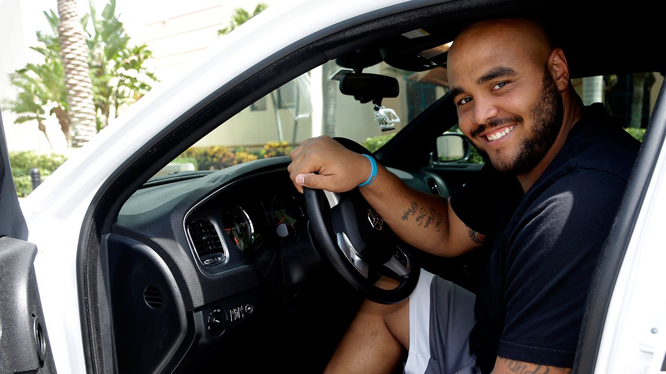 A.J. Francis, Miami Dolphins defensive tackle, moonlights as an Uber