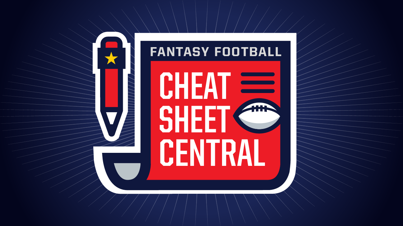 Fantasy Football cheat sheets &ndash; 2016 player rankings, draft board