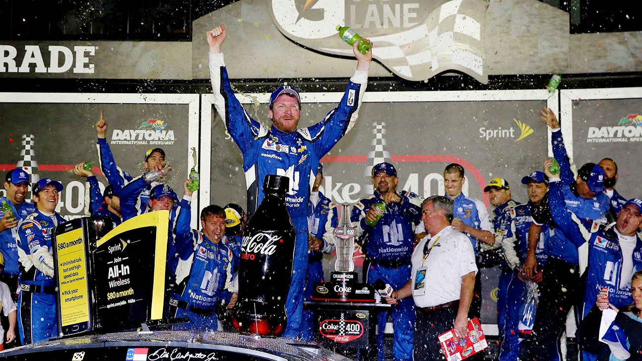 Dale Earnhardt Jr. takes early morning Coke Zero 400 win at Daytona