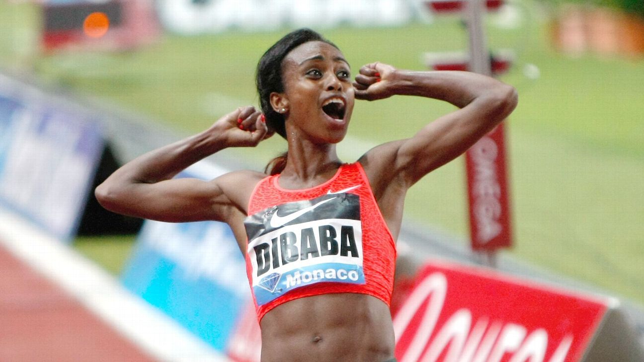 Genzebe Dibaba sets world record in women's 1,500 meters