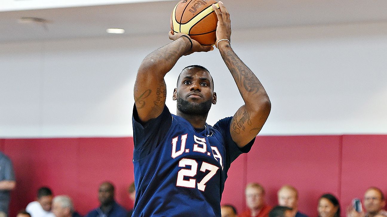 Who are the 11 NBA stars who want to play with LeBron James at the Paris  2024 Olympics?