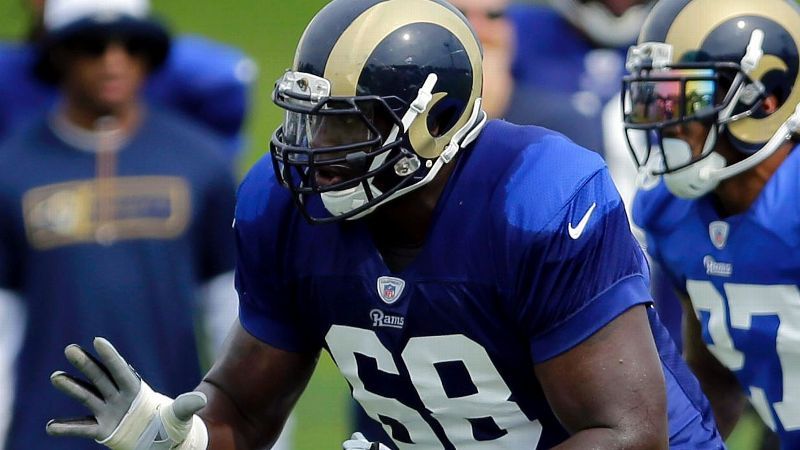 Rams starting guard Jamon Brown suspended by NFL for 2 games