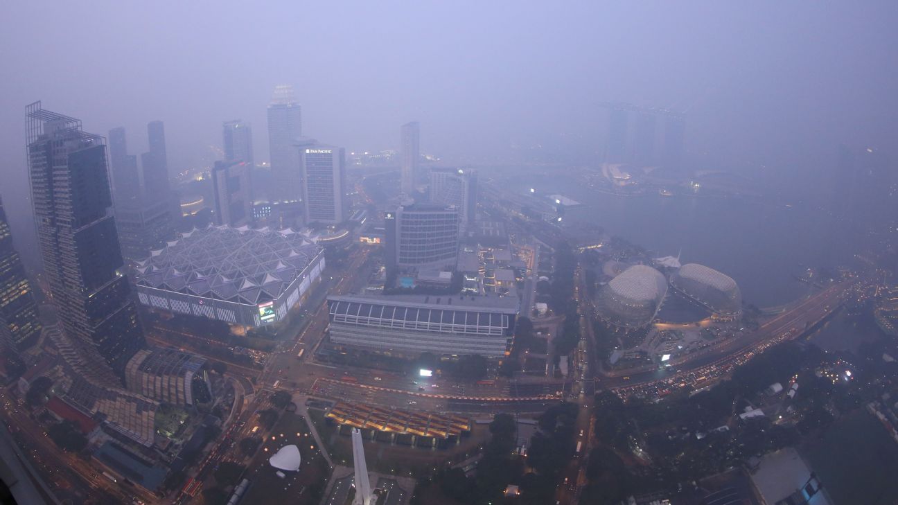 Race organisers monitoring Singapore smog cloud ESPN
