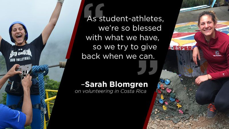 Blomgren spends summer in service