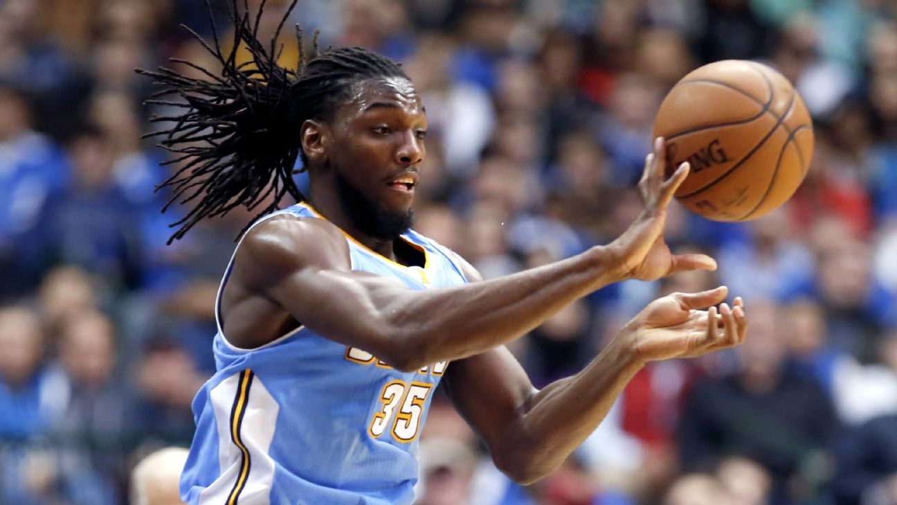 Kenneth Faried of Denver Nuggets put in neck brace, stretchered off ...