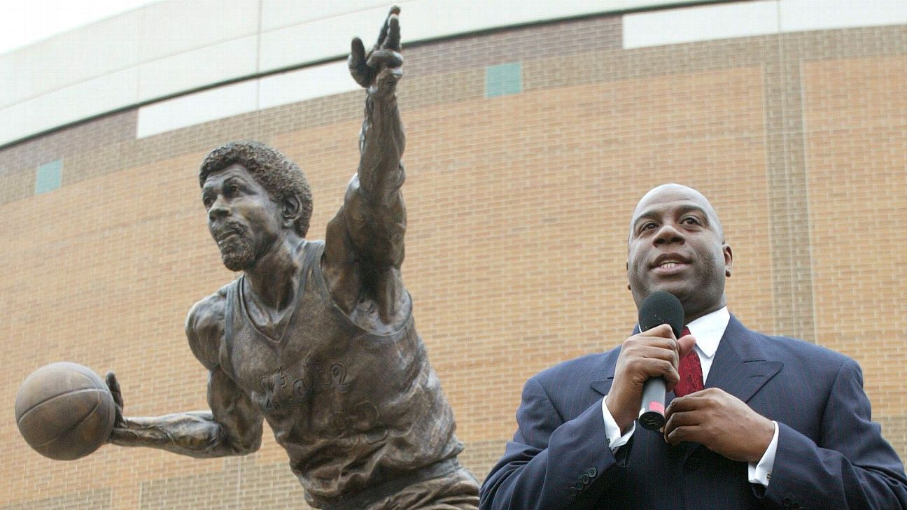 “Magic Johnson statue”的图片搜索结果